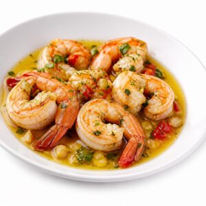 Ouzo-Gambas Vorspeise