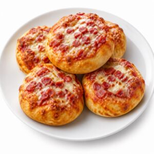Salami, Käse Pizzabrötchen