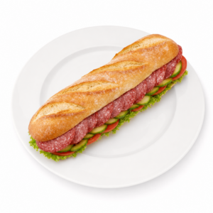 Salami-Party Pizza