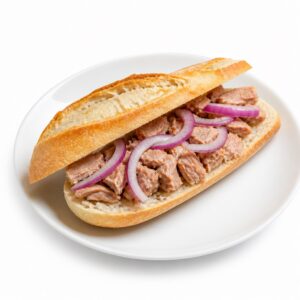 Thunfisch, Zwiebel Baguette